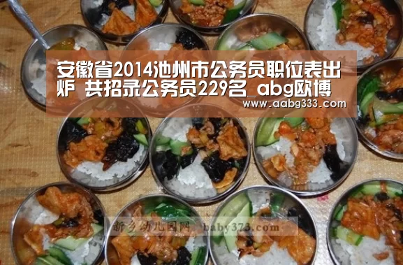 安徽省2014池州市公务员职位表出炉 共招录公务员229名_abg欧博官网(图2) abg欧博官网